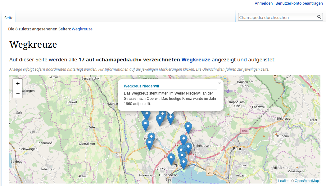 Semantic MediaWiki Map Visualization