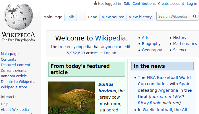 Wir stützen uns auf die Software, die von Wikipedia genutzt wird